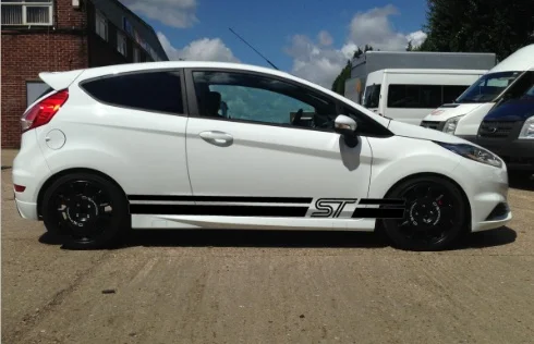 Для 1 компл./2 шт FORD ST дверная полоса Fiesta Focus наклейки st150 st170 st180 st220 в полоску Pin Автомобильный Стайлинг