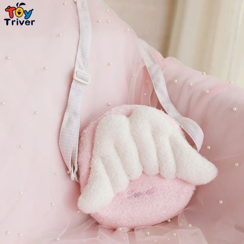 Kawaii Angel, рюкзак для путешествий, сумка через плечо, плюшевая игрушка, сумки Triver, для студентов, детей, девочек, подруги, подарок на день рождения