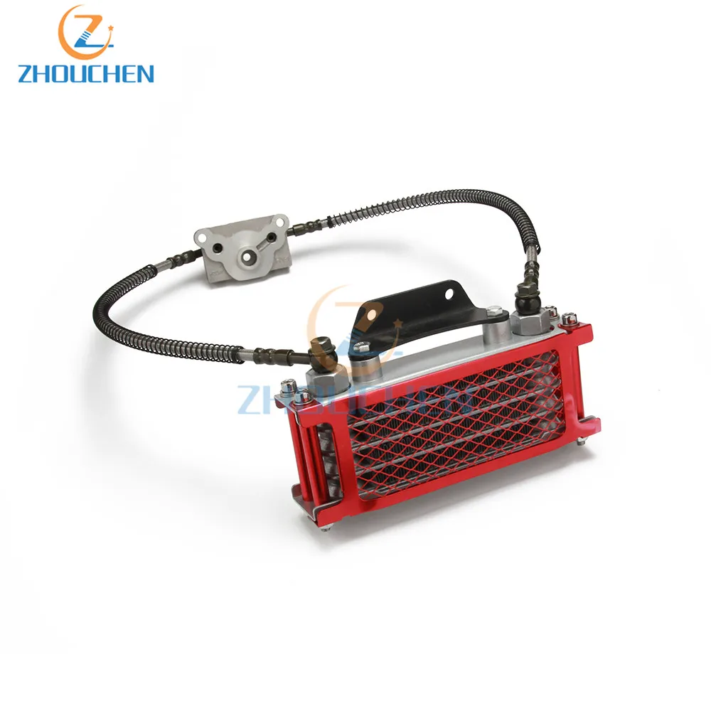 Мотоцикл красочный масляный радиатор охлаждения для Loncin Zongshen Lifan Shineray Yinxiang 125CC 140CC горизонтальные двигатели