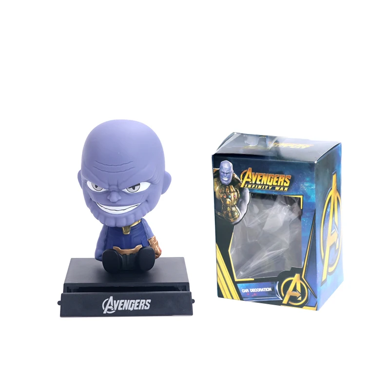 Bobble Head Dragon Ball Z Son Goku Krillin Shake Head держатель телефона кронштейн ПВХ фигурка Супер Марио Наруто Джек игрушки - Цвет: U-with box
