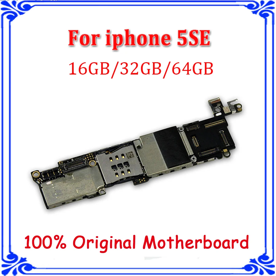 Разблокирована для iphone 5SE без Touch ID в комплекте 16 ГБ 32 ГБ 64 Гб оригинальная материнская плата для iphone 5SE материнская плата IOS