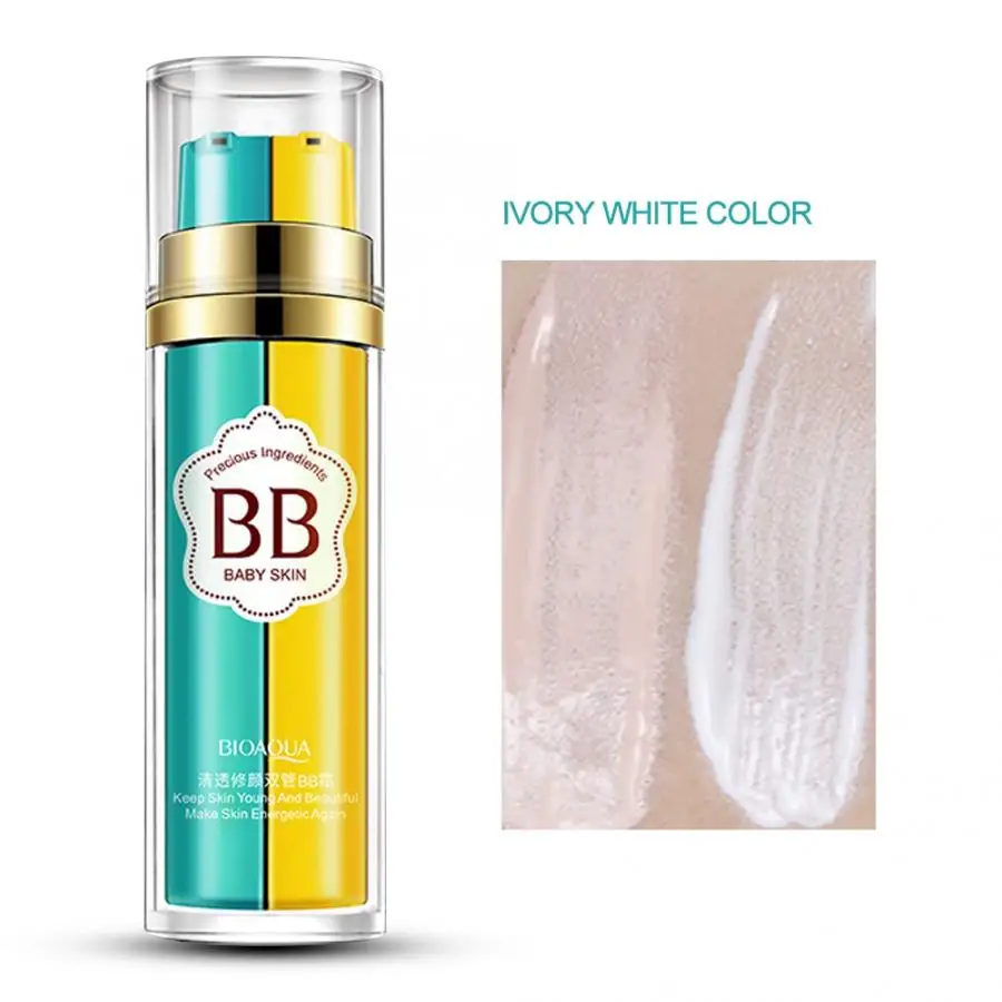 Facail Make Up BIOAQUA 2 в 1, BB крем для лица, консилер для лица, покрытие от пятен, на воздушной подушке, крем, увлажняющий, косметика
