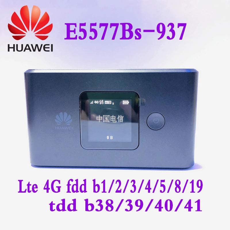 Huawei E5577 4G wifi роутер 1,45 lcd E5577Bs-937 4G LTE беспроводной маршрутизатор с аккумулятором 3000 мАч Поддержка 16 пользователей многоязычный