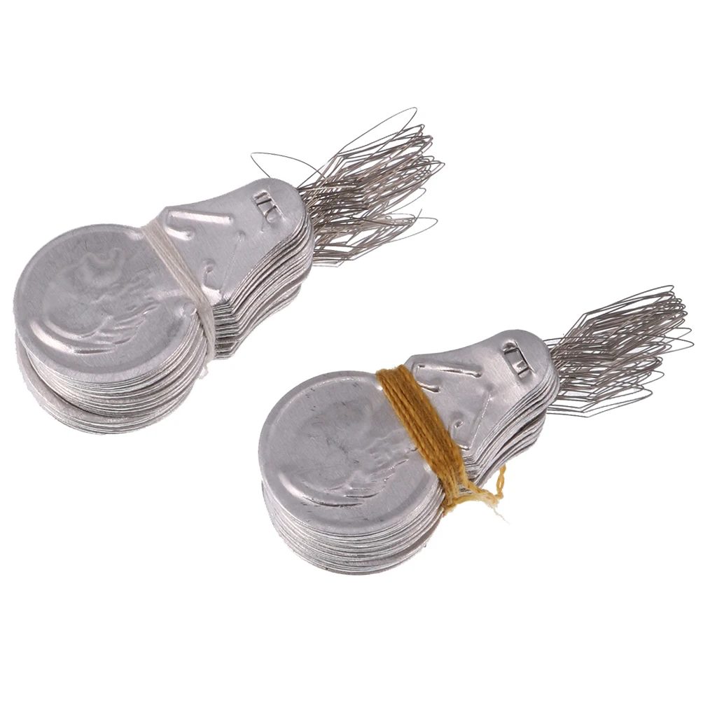 100pcs Wire Loop DIY Needle Threader Stitch Insertion Sewing Crafts Tools
