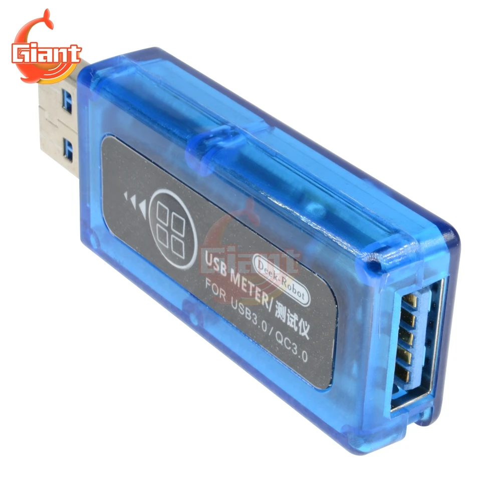 Для USB QC 3,0 QC3.0 Тестер DC 3,7 V-22В 3A 65 Вт OLED цифровой вольтметр Амперметр Мощность Ёмкость тестер