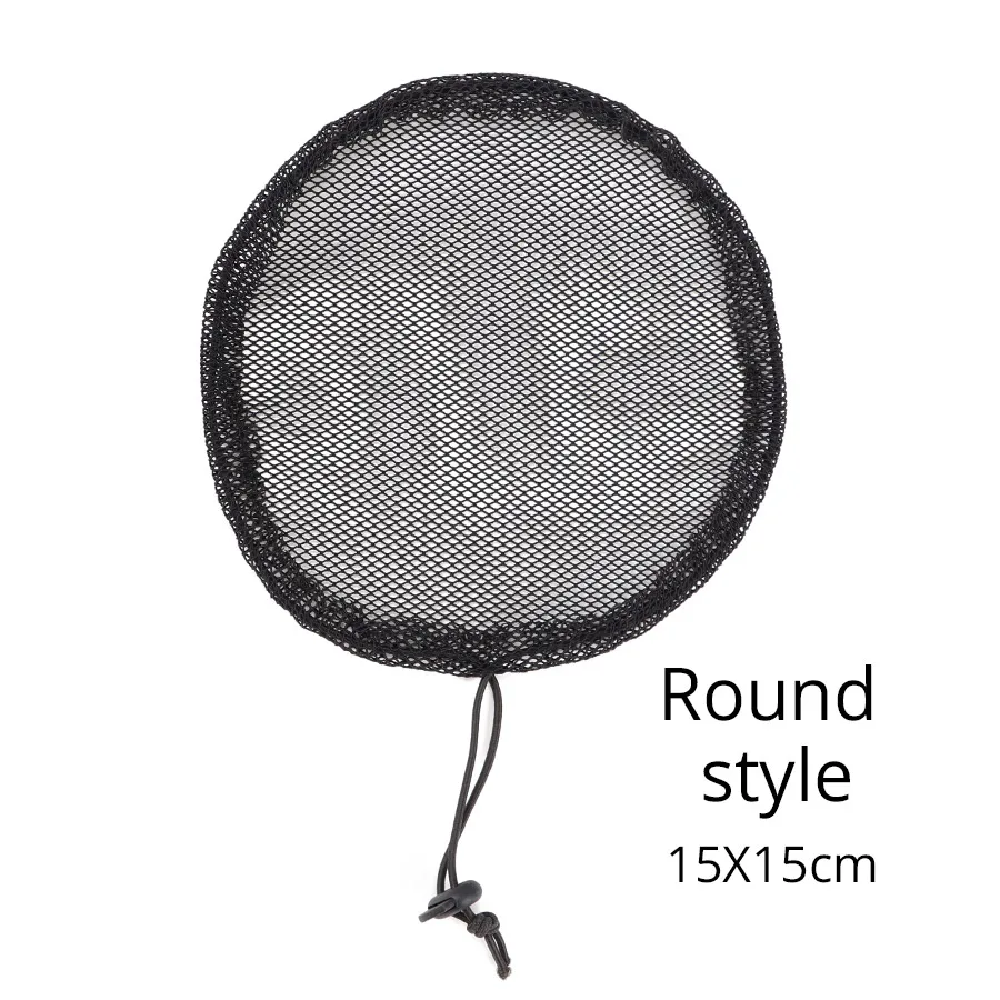 Round style Pussign парик шапки для изготовления конского хвоста черного цвета высокое чистая бесклеевая сетка для волос пучок для женщин 1 шт. конский хвост сетка - Цвет: Round style