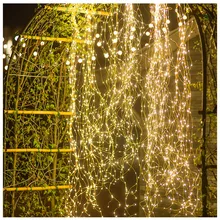 CARPRIE 200 светодиодный светильник s-образная гирлянда светодиодный гирлянда Рождественская гирлянда для свадьбы, вечеринки, патио, окна, наружный струнный светильник, Декор, Navidad