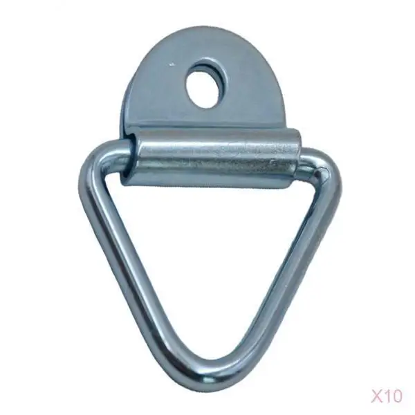 10x Tie-Down Anchors, Bolt-On Cargo Tie Down Flush Mount Rings Eye