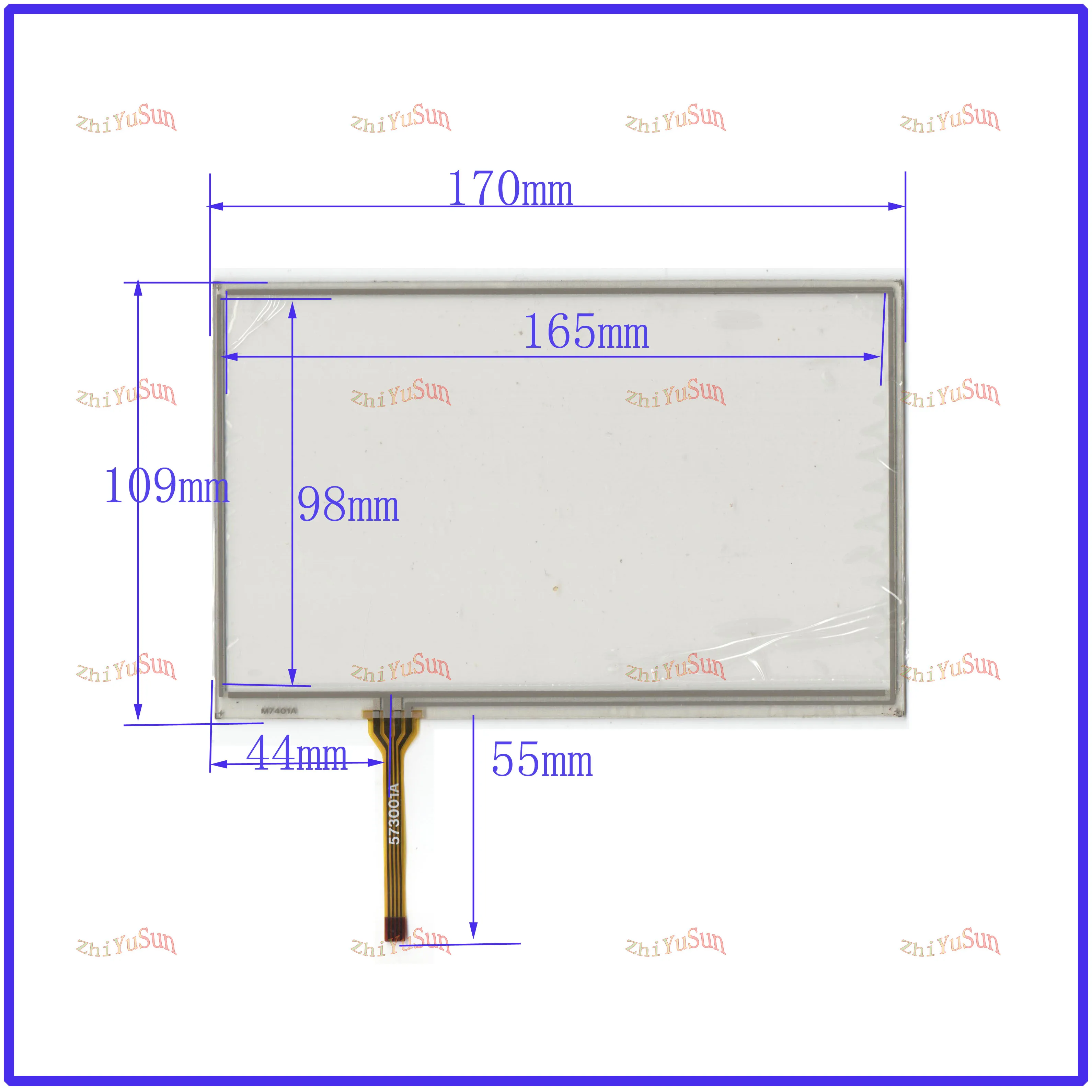  original new HLD-TP-1518 car navigation touch handwriting external screen four-wire resistance