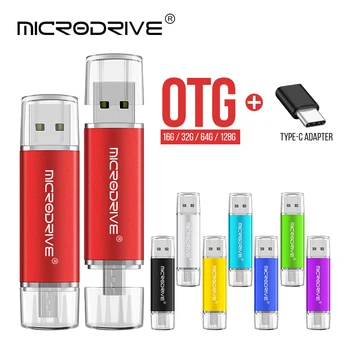 

Best USB Flash Drive for Android Phone 64GB 8gb pendrive 128gb 32GB type c 2.0 pen drive Metal memory stick 16GB cle usb