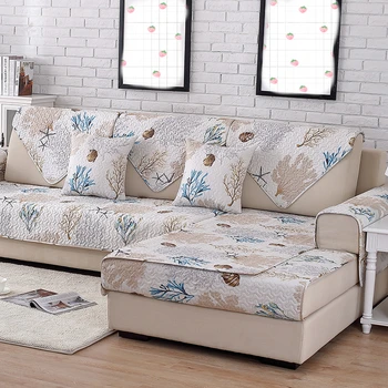 

Pure Cotton Sofa Cushion Fabric Non-slip Sofa Cover Removable Sofa Seat Cover For Living Room Cushion Home Decor free shipping