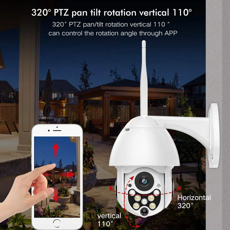 JOYZON, 1080 P, 720 P, PTZ, IP камера, уличная, wifi, камера безопасности, Pan Tilt, 4X Zoom, полноцветный, ночное видение, CCTV, наблюдение