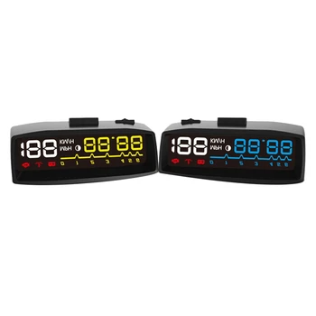 

Car HUD Head Up Display OBD2 II EOBD Auto Digital Car Speeeter Over Speed Warning Alarm Head-Up Display
