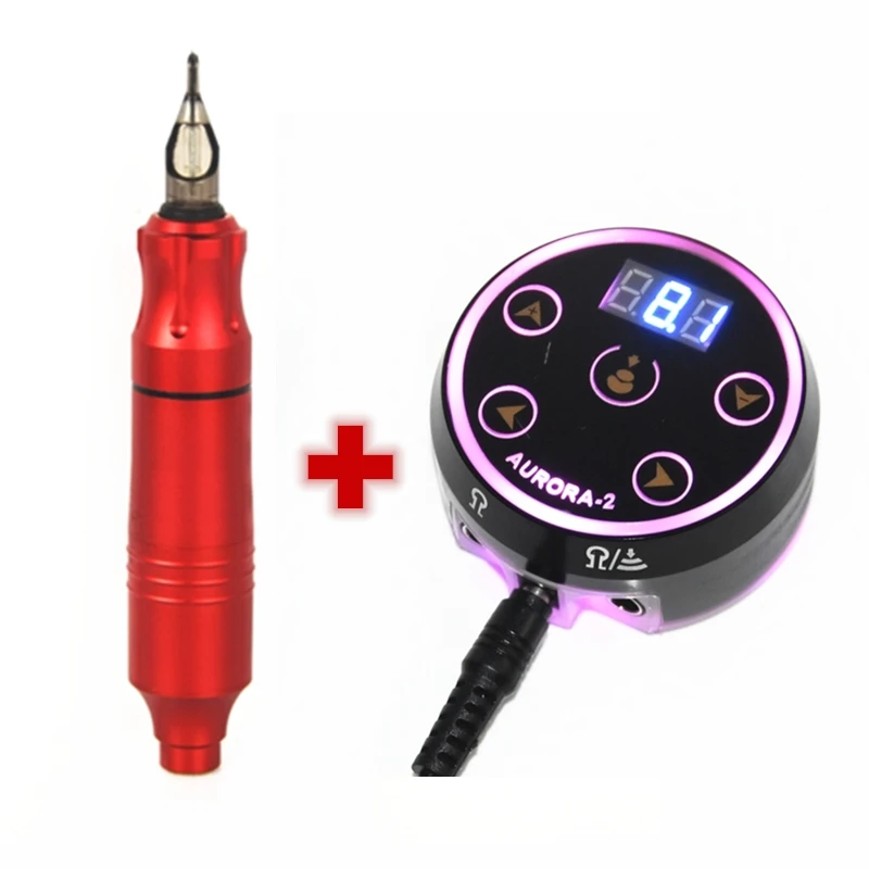 Мощность Фул татуировки микроблейдинг Ротационная Машина ручка Мощный Тихий с