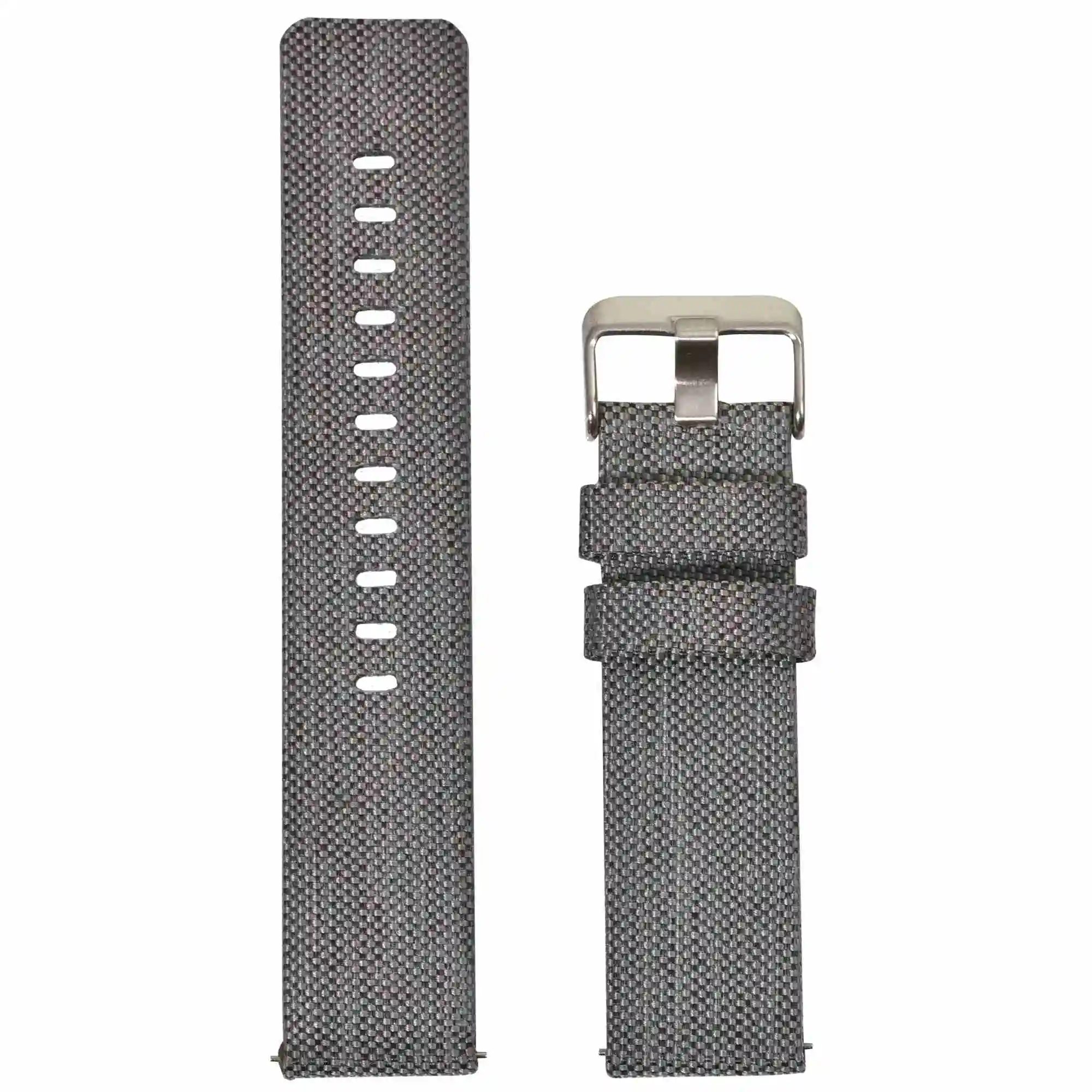 Grey BEAFIRY Quick Release 20 мм 22 мм 24 мм ремешок дышащий тканый нейлоновый ремешок для часов парусиновые ремешки для часов Ремень спортивный для мужчин женский черный - Цвет ремешка: Grey