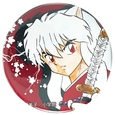 Inuyasha феодальная сказка значок аниме собака демон Kagome Naraku Miroku Sango Shippo Sesshomaru Koga металлический значок брошь булавки - Окраска металла: 07 Inuyasha
