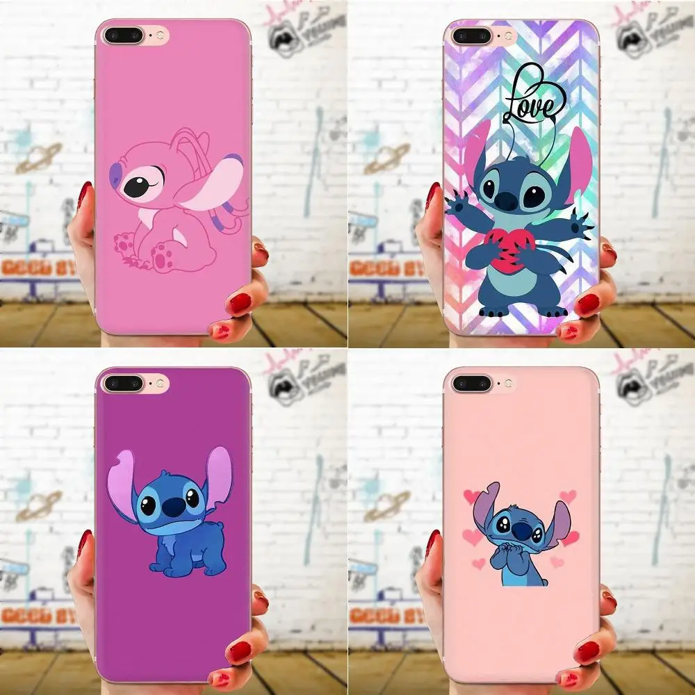 Лило и Стич розовый плакат для Huawei Honor Nova Примечание 5 5I 8A 8X10 Pro 9X Moto G G2 G3 G4 G5 G6 G7 плюс