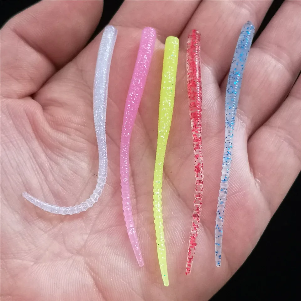 TSURINOYA New AJING Fishing Lure ELEGANT 0.5g 72mm 60pcs Rockfish Ocean Rock Bait Needle tail Soft Artificial Bai | Спорт и