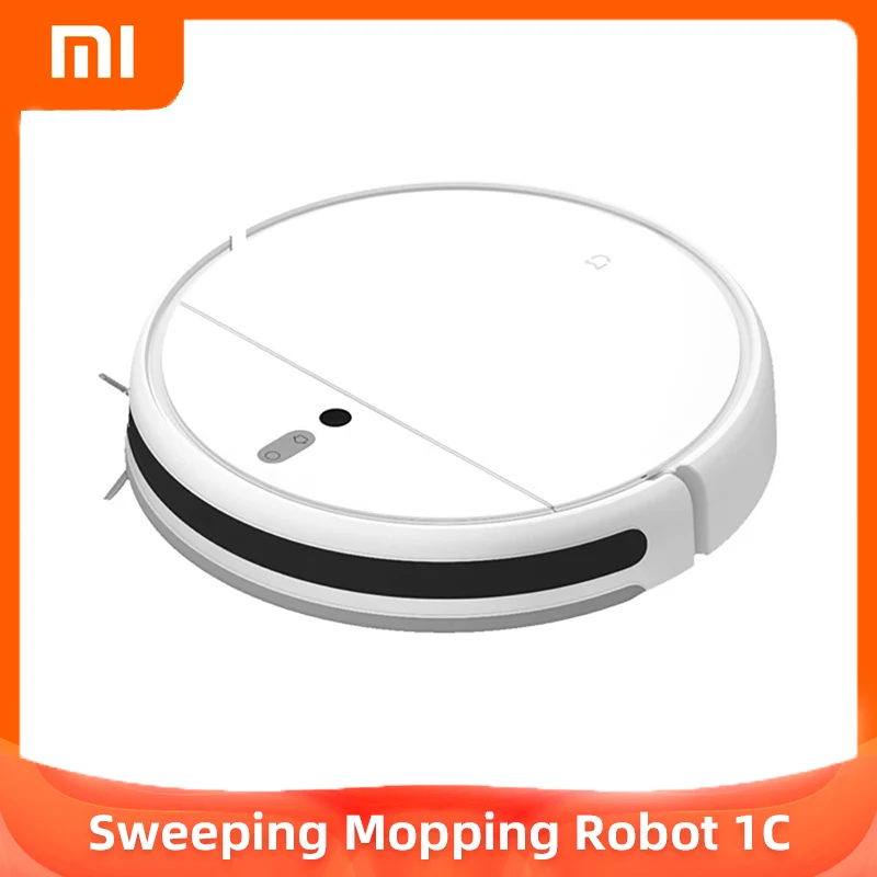 free shopping!!!- XIAOMI MIJIA 1C Sweeping Mopping Robot Vacuum Cleaner
for Home Auto Dust collection 2500PA cyclone Suction Smart Planned WIFI