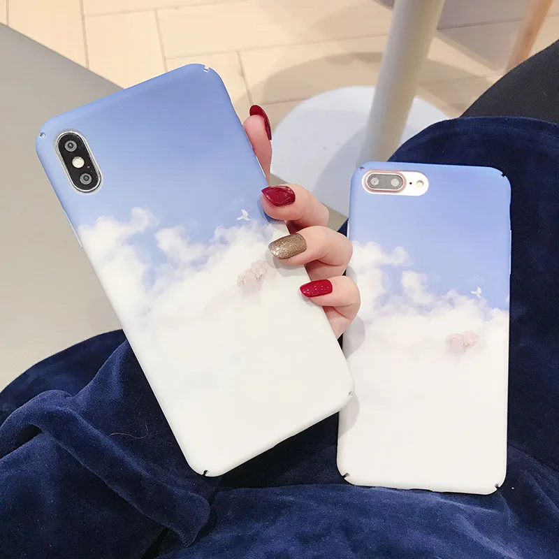 Жесткие чехлы для телефонов из поликарбоната для Redmi K20 Note7 Note8Pro чехол с голубым небом для Xiaomi 6X8 8lite 8se 9 9se 9Pro A2 A3 Lite CC9 CC9E