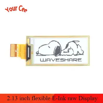 

Waveshare 212x104 2.13 inch flexible E-Ink raw display black/white dual-color e-paper panel SPI interface for Raspberry Pi