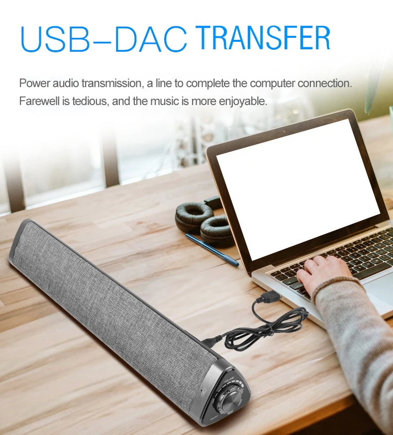 

Home Theater Wreless Bluetooth 5.0 Speakers soundbar TV Computer Surround Subwoofer with Remote Control Support AUX IN TF Card
