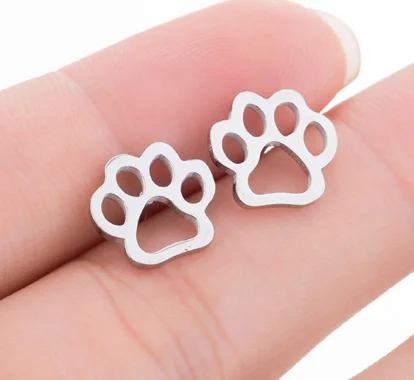 Paw Print Starbeauty 2 шт собака кошка Дракон паук лошадь сердце Спираль пирсинг для пупка серьги женские ухо шпилька-Сережка для пирсинга ювелирные изделия для тела - Окраска металла: Paw Print