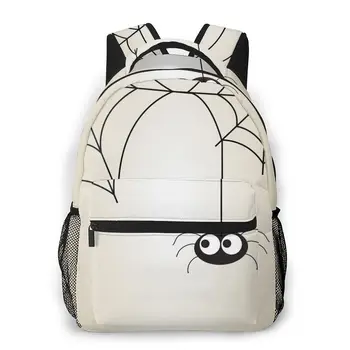 

OLN Backpack Women Shoulder Bag For Teenage Girls Cute Spider And Webs Bagpack Female Ladies School Backpack