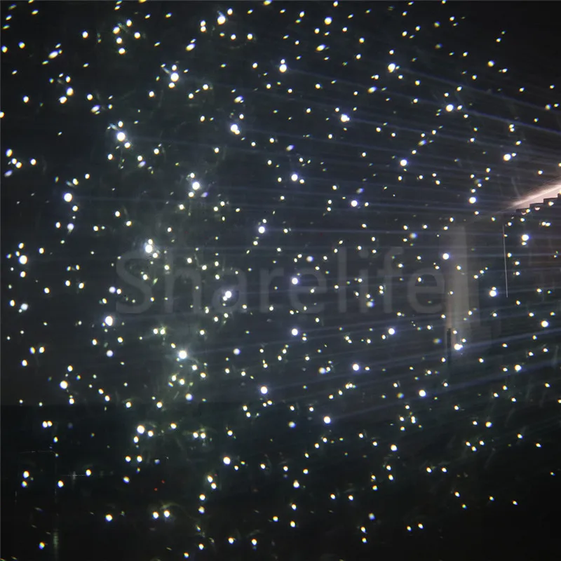 Sharelife мини 2 Вт ночное небо белые звезды Вселенная лазерный проектор DMX DJ домашние вечерние свадебные сценическое освещение снег Рождество