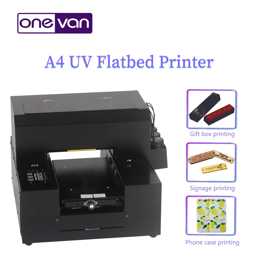 A4 Uv Flatbed Printer 6-color Type Using Epson L800 Print Head High Resolution For Silicone/wood/metal Printing - Printers - AliExpress