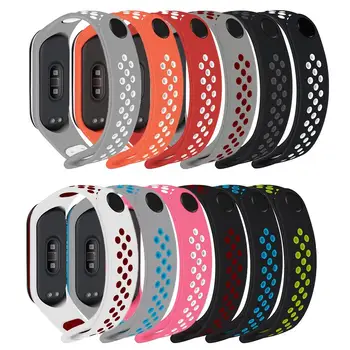 

2020 new Replacement Silicone Sport Watchband Strap for Xiaomi Mi Band 3 4 Smart Bracelet dropship
