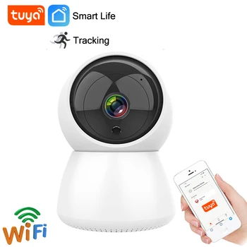 

Tuya Camera Smart Life 720P HD IP Camera Wifi Monitor Intercom Rotation Night Vision Function Support Android IOS Smartlife APP