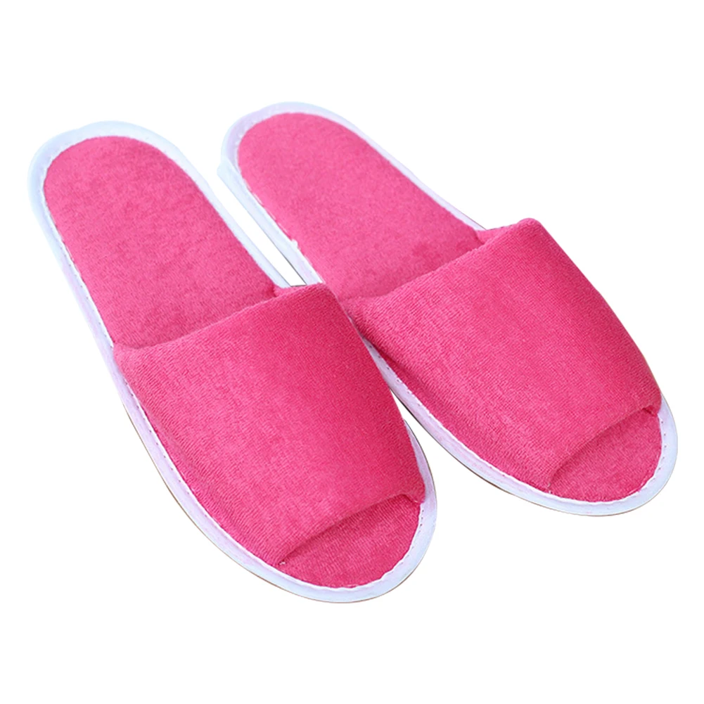 

Men Women Slippers Breathable Indoor Foldable Non Disposable Soft Portable House Solid With Storage Bag Hotel Travel Spa Guest