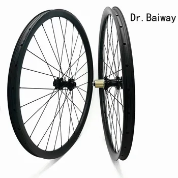 

27.5er 40*30mm asymmetry tubeless mtb carbon wheelset FASTace DA206 100*15 142*12mm carbon disc brake bicycle wheels 1820g