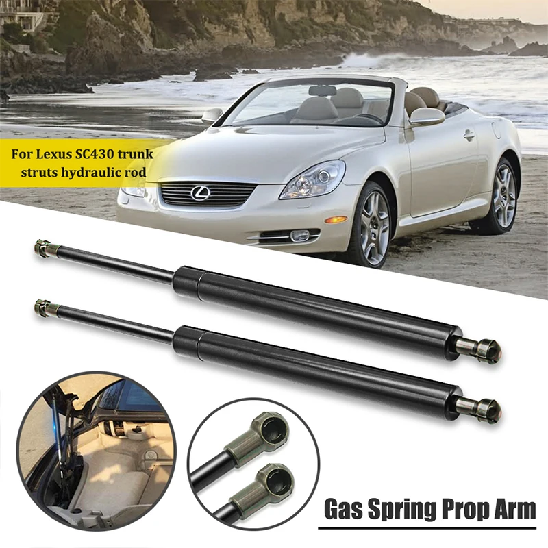 2Pcs Gas Struts For Lexus SC430 2002 2010 Car Accessories Rear Trunk