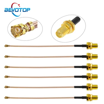 

10PCS/LOT RG178 SMA IPEX Cable RP-SMA Female to uFL/u.FL/IPX/IPEX1 Female Connector RF Coax Pigtail Antenna Extension Cable