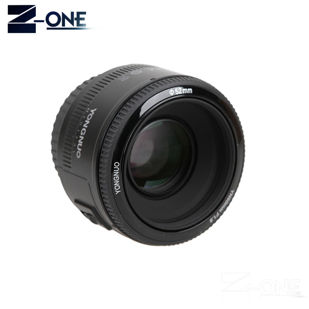 Объектив YONGNUO YN50mm F1.8 с большой диафрагмой для объектива с автофокусом Nikon D800 D300 D700 D3200 D3300 D5100 D5200 D5300 DSLR