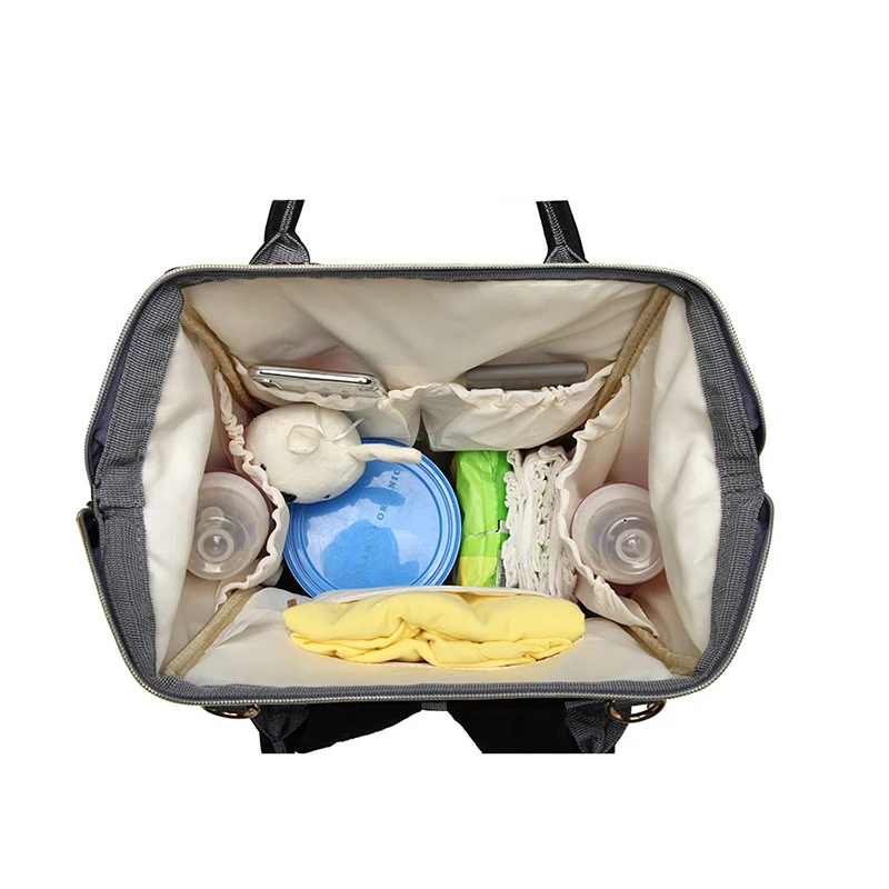 Baby Changing Diaper Bag Nappy Organizer Large Capacity Travel Outdoor Leopard Mommy Bag Baby Backpack Lequeen Mom Maternity Bag