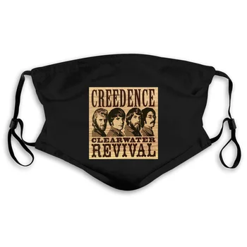 

Creedence Clearwater Revival CCR 60's 70's Rock Music Cool Mouth Mask Women's kid PM2.5