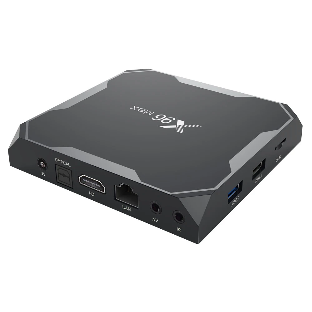 ТВ-приставка X96 Max Android 9,0 4 Гб ОЗУ 32 Гб ПЗУ 4K ТВ-приставка Amlogic S905X2 4K сетевая приставка медиаплеер сетевой набор