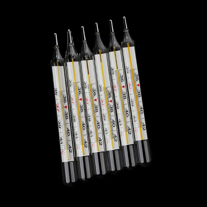 Ртутный стеклянный термометр большой экран инструмент для измерения