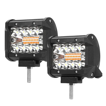 

1PAIR 3.5INCH LED WORK LIGHT OFFROAD STROBE FLASHING 12V 24V CAR MOTORCYCLE SUV TRUCK FLASHING AUXILIARY INDICATOR DRIVING LAMP