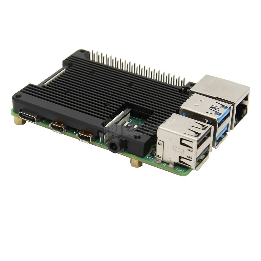Raspberry Pi 4 встроенный защитный алюминиевый сплав радиатор совместим с Raspberry Pi 4 Модель B и RPi 4 Expasnion только плата
