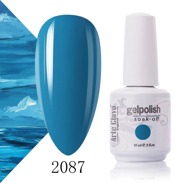 Arte Clavo 131 Colors Gel Polish Nail Gel Varnish Paint Semi Permanent Nails Art Gel Nail Polish For Manicure Top Coat Base Coat 2087