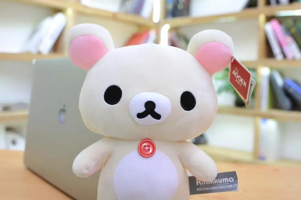 Новинка, Rilakkuma, плюшевые игрушки, Япония, аниме, медведь, набивка, kawaii, кукла животного, прекрасный подарок для детей, рождественский подарок, украшение