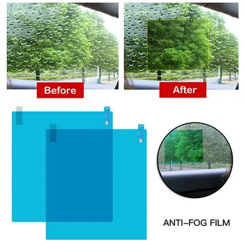 

Protector Anti-fog Films Side window Shield Window Mirror Waterproof Glass