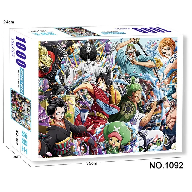 Puzzle 1000 Pieces One Piece Anime  1000 Piece Jigsaw Puzzle Anime - Piece  Puzzles - Aliexpress