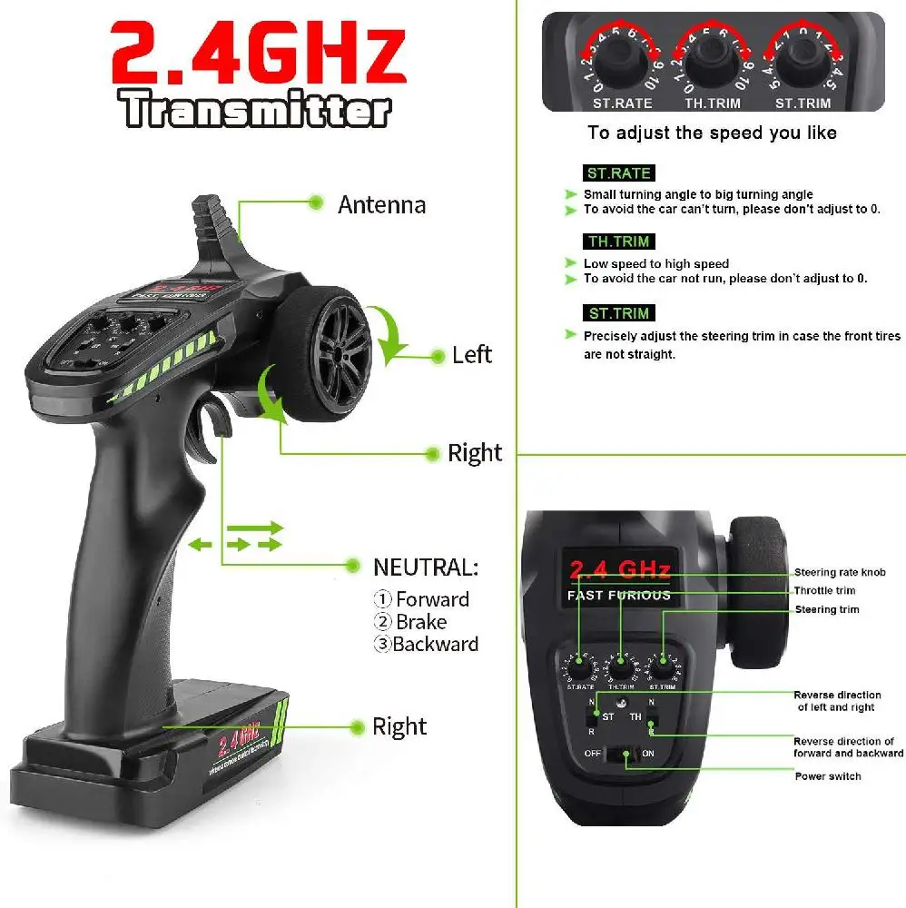 RCtown 1:18 RC Car Scale Remote Control Car 40+km/h High Speed Off Road Vehicle Toys RC Truck for Kids and Adults RCtown 1:18 RC Car Scale Remote Control Car 40+km/h High Speed Off Road Vehicle Toys RC Truck for Kids and Adults
