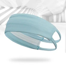 Головные повязки для йоги спортивные эластичные повязки на голову Полые Дышащие широкие эластичные повязки на голову абсорбирующие пот головной платок тюрбан, повязка на голову