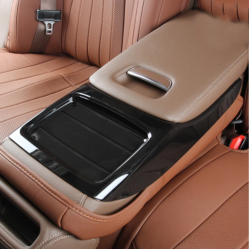 Карманго для Mercedes Benz E Class W213- автомобильный держатель задней чашки панель рамка накладка наклейка интерьерные аксессуары